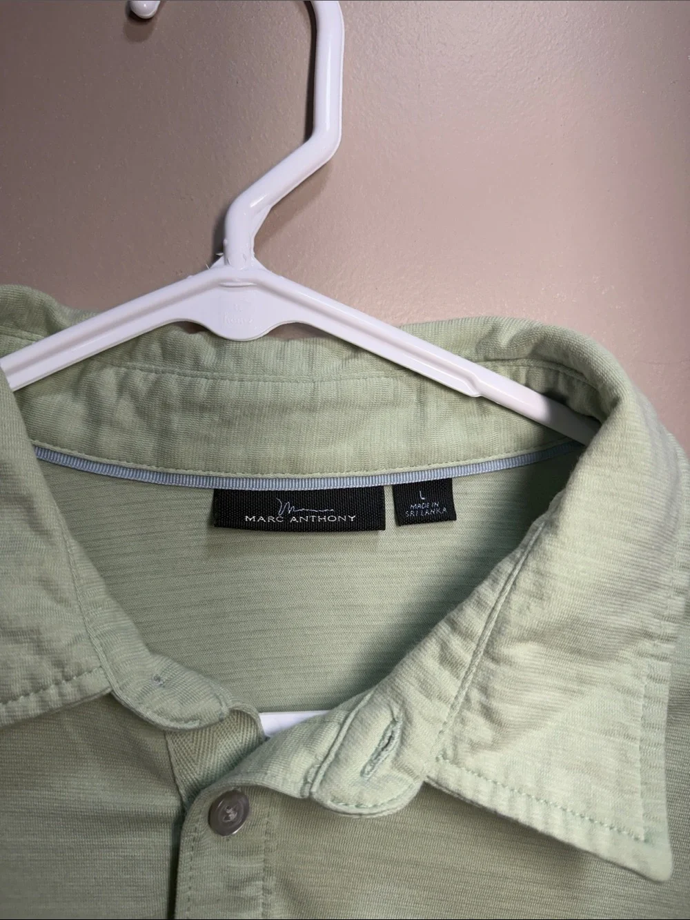 Marc Anthony Men's Polo in Light Sage Green 100% cotton